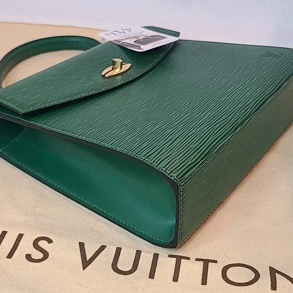 LOUIS VUITTON ULTRA RARE VINTAGE 1994 EPI LEATHER MALESHERBES BAG EXCELLENT COND - Picture 10 of 17